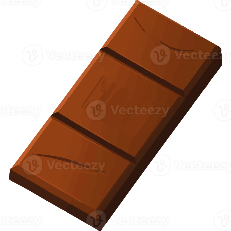 A chocolate bar on a black background png