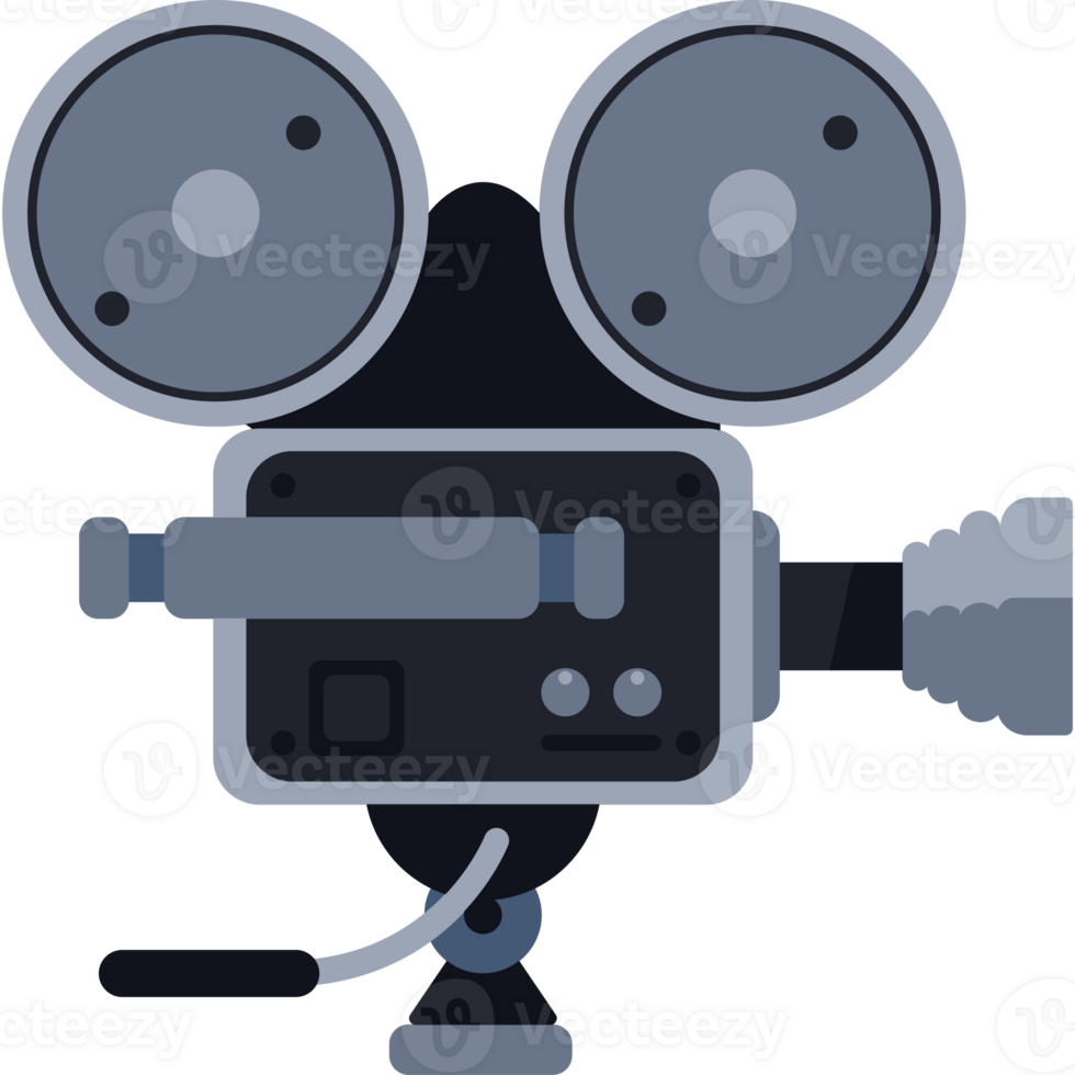 A movie camera icon with two lights png
