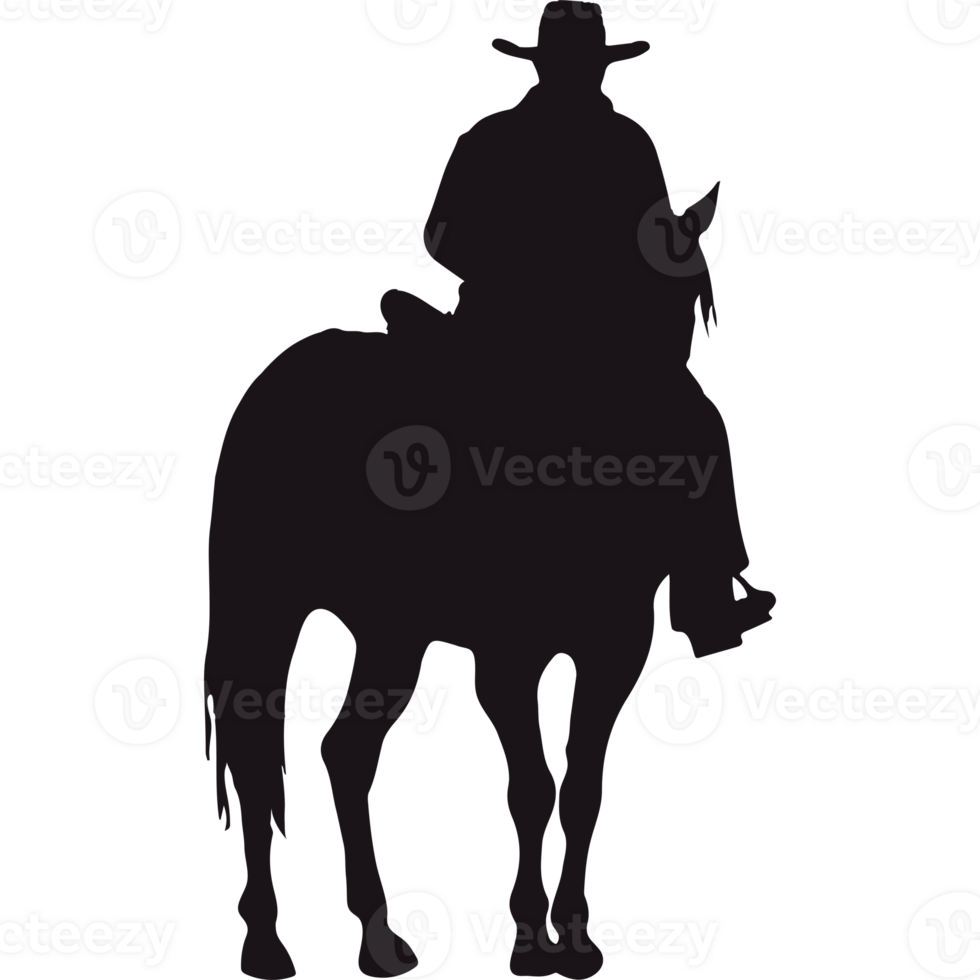 Cowboy silhouette clip art png
