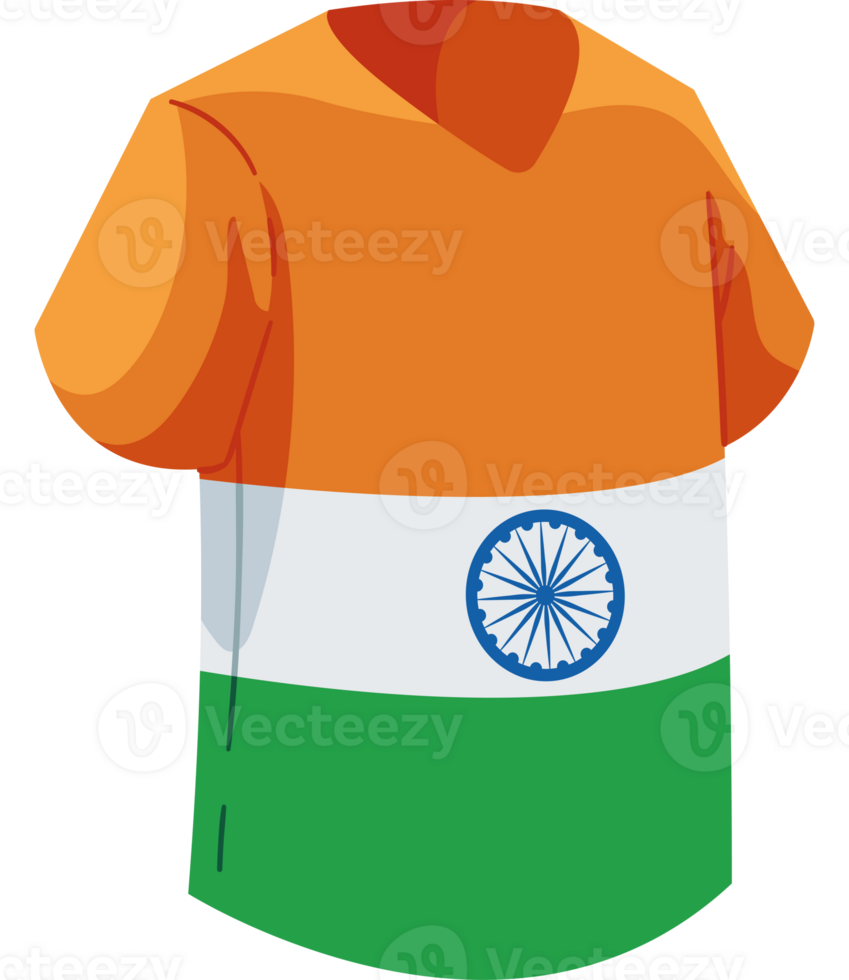 India flag shirt clip art png