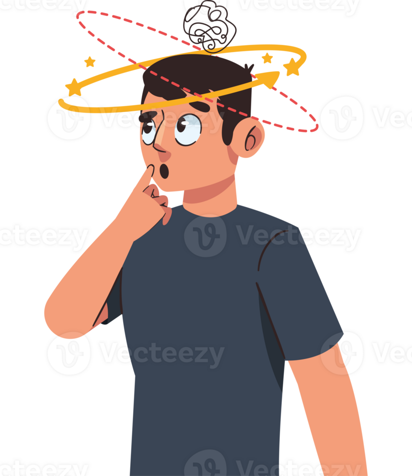 A man with a brain in his hand png