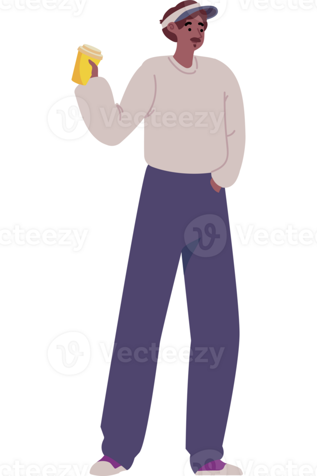 A man holding a beer in his hand png