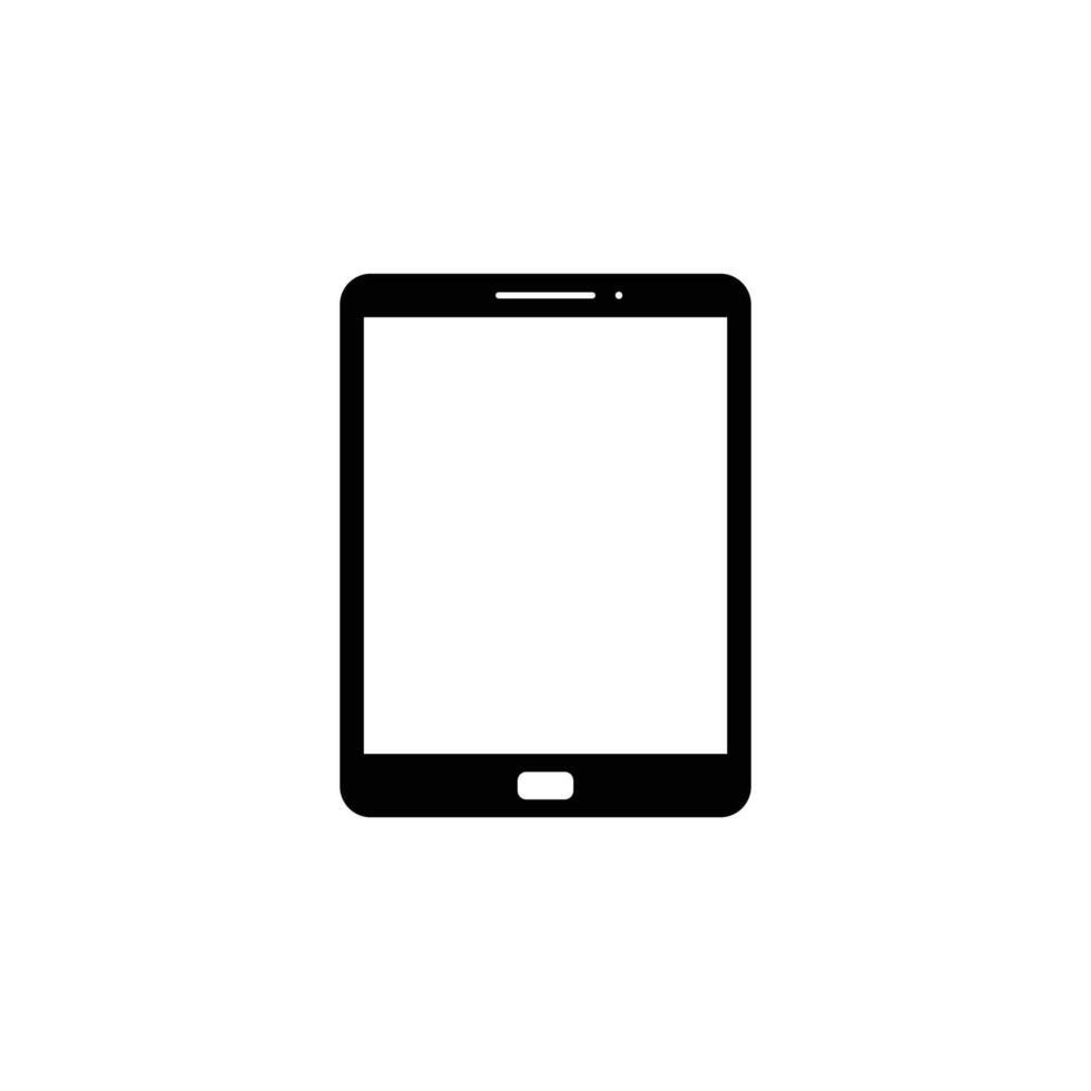 Tablet device icon design template. vector