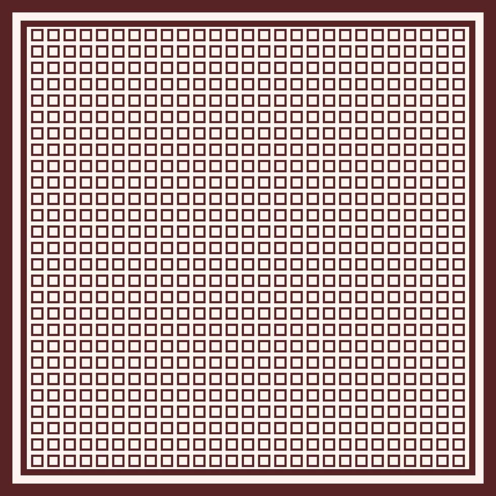 abstract simple square geometric pattern scarf vector