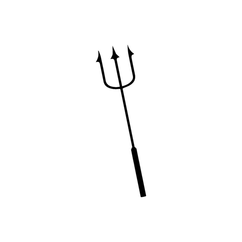 three-bladed spear icon, vectors illustration