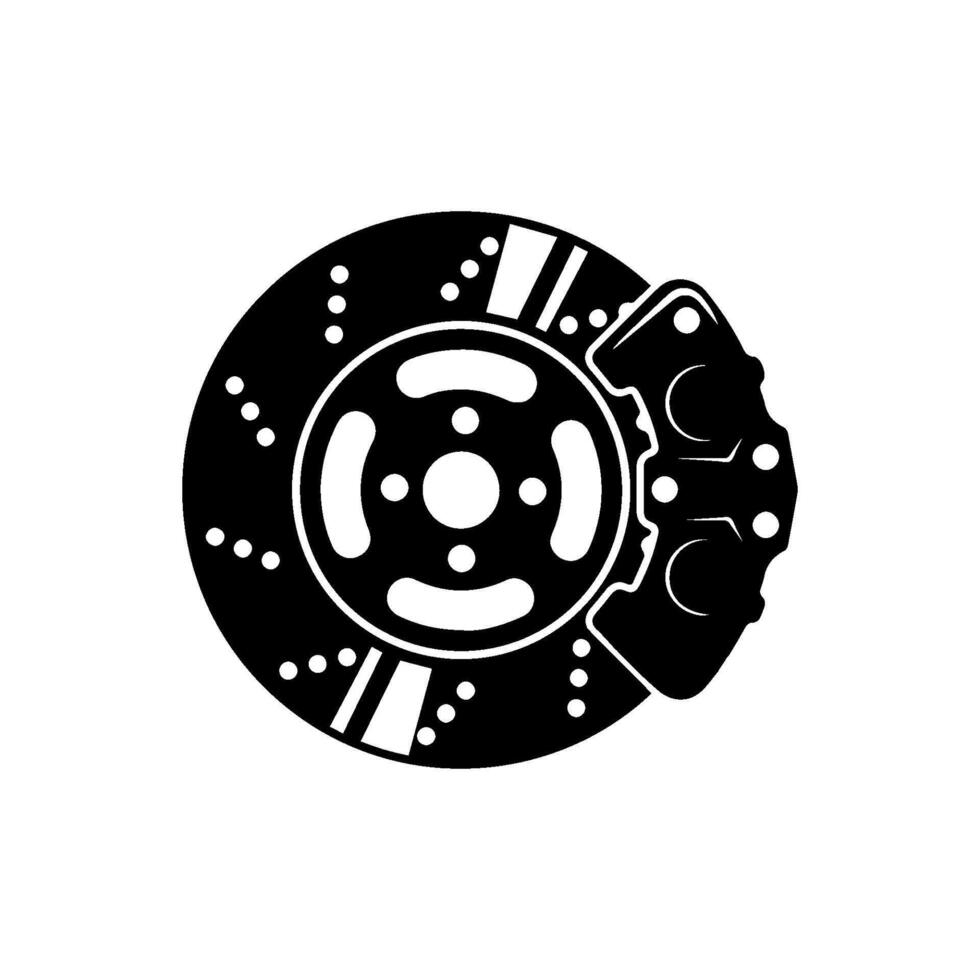 brake disc icon, vectors illustration,symbol design