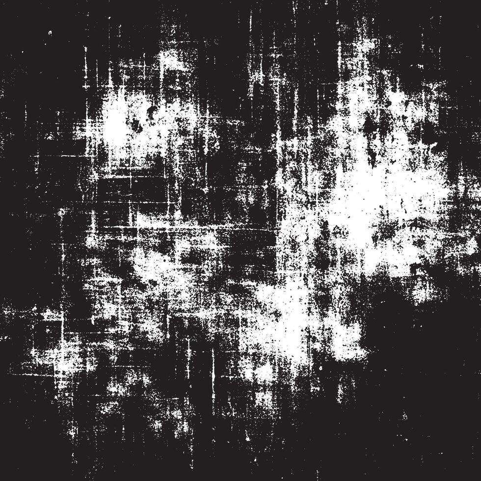 Dust and Noise Grunge Black and white texture with small particles, debris, and scratches vector