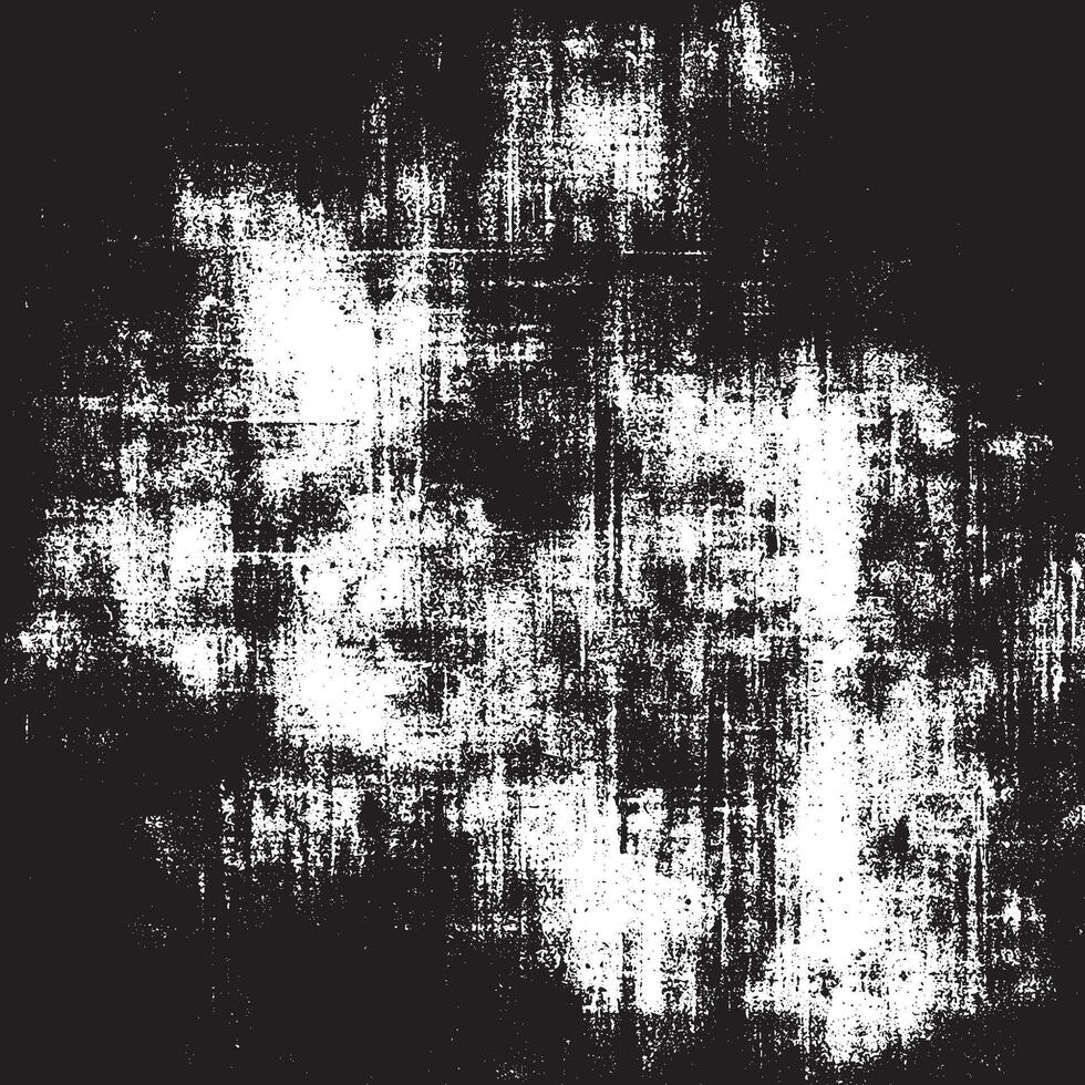 Black and White Grunge Texture Distressed noise with small particles debris and dust scratches vector