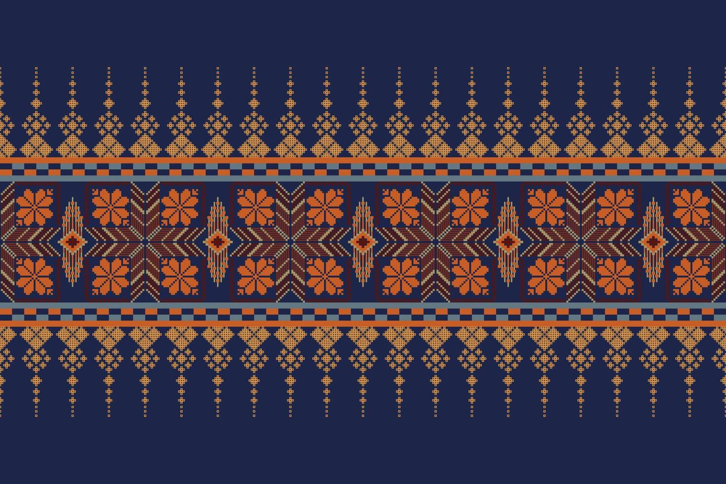 Geometric floral pattern background. vector