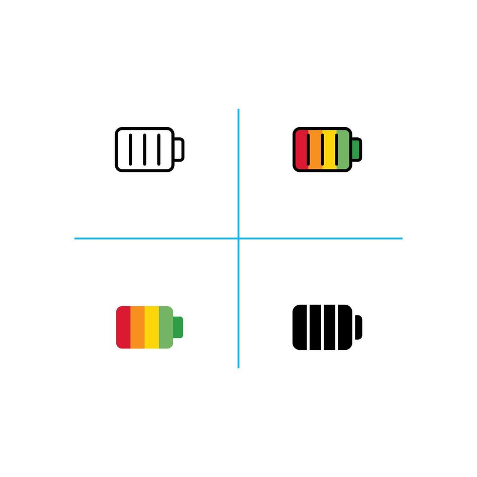 battery bar Icon vector