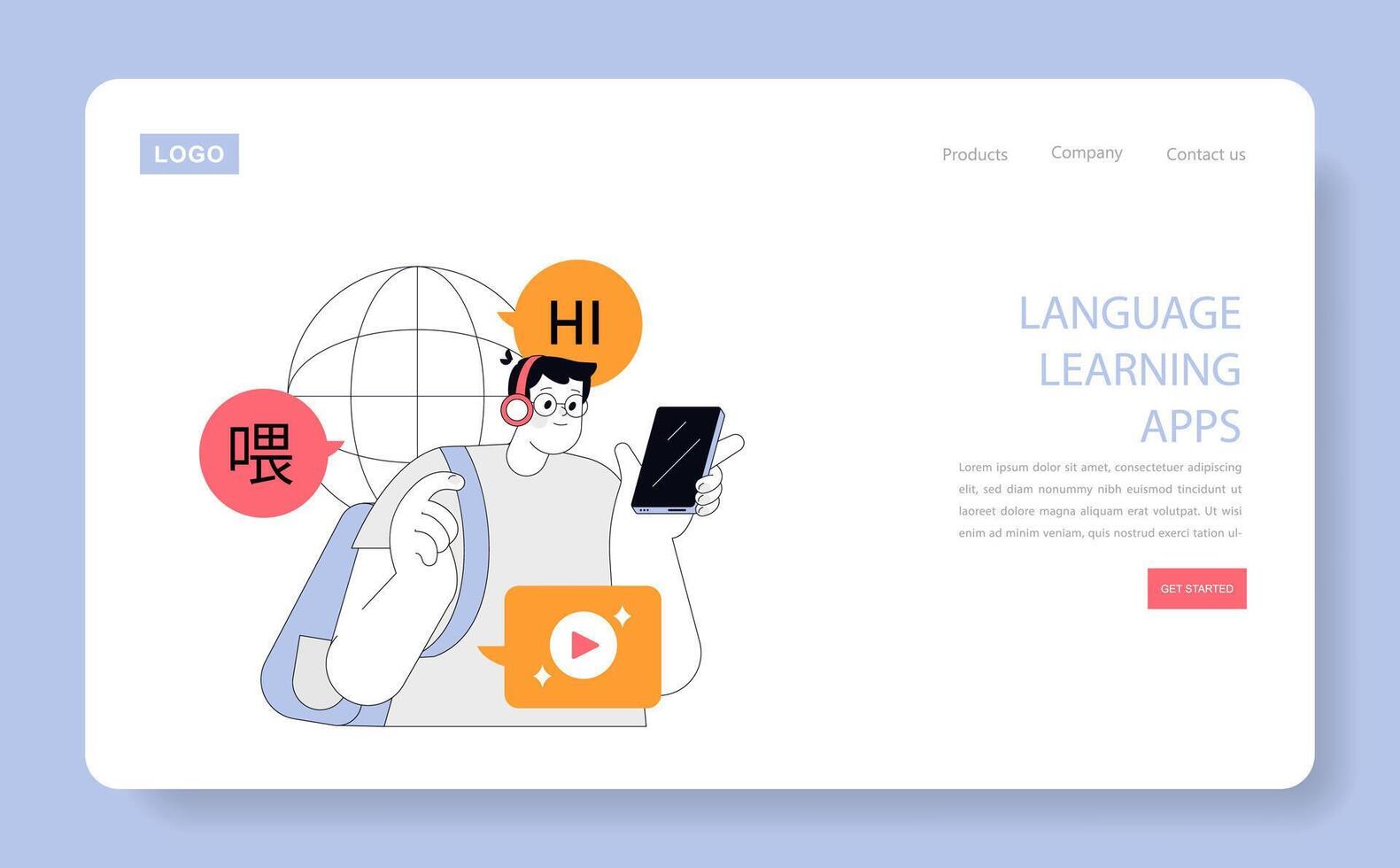 education. Flat Illustration vector