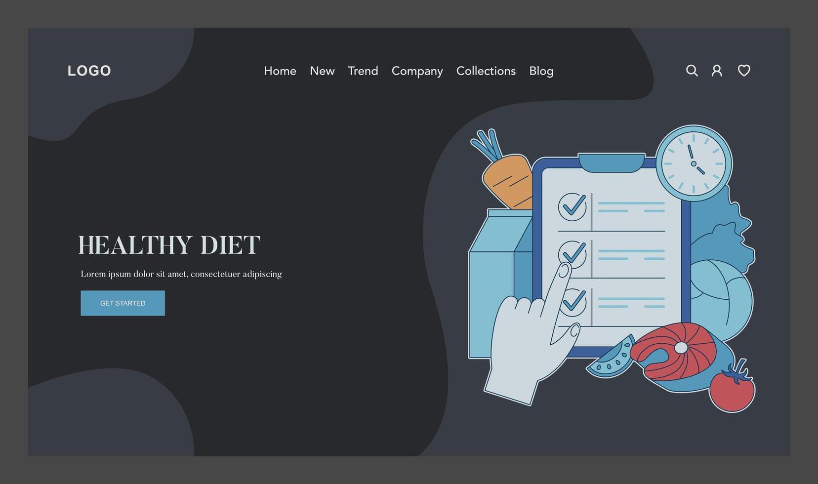 Health Prevention. Flat Illustration vector