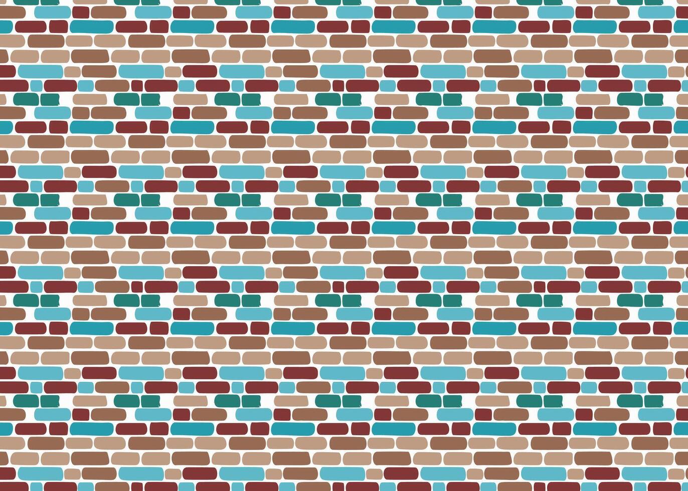 Pattern with brick wall. Abstract bricks stones background illustration. vector