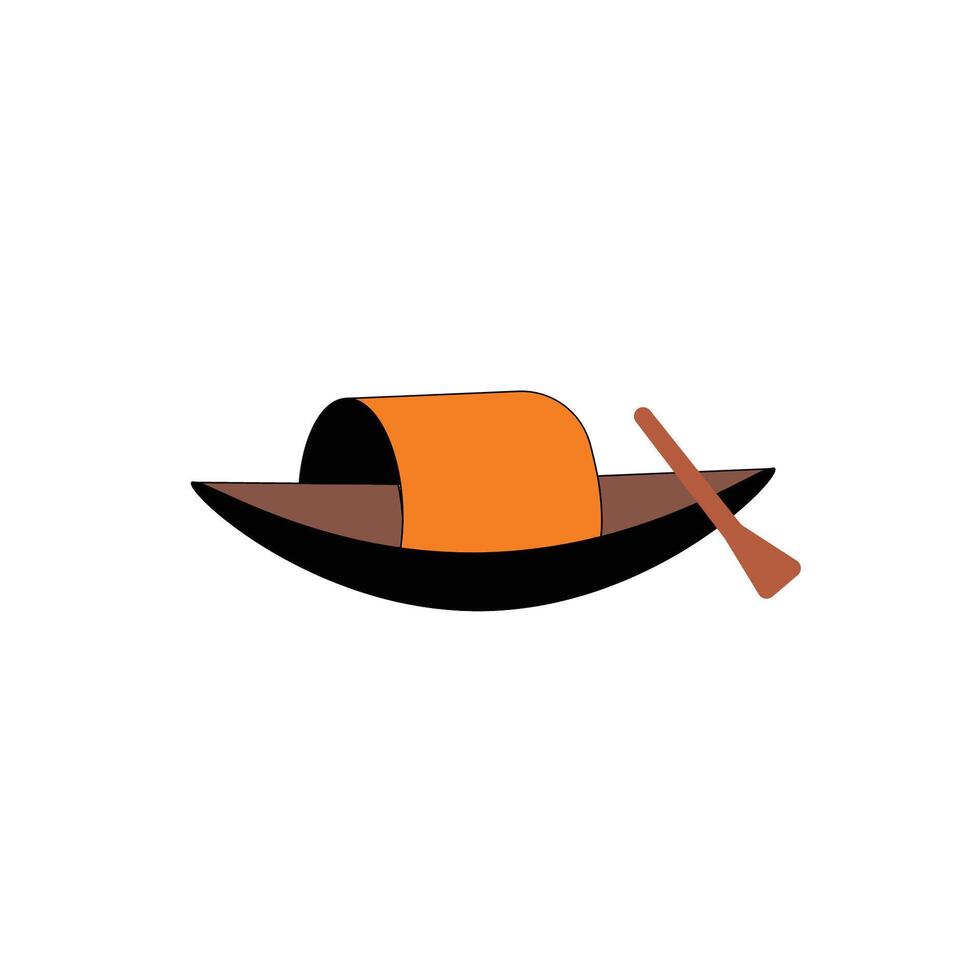 sea a boat vector