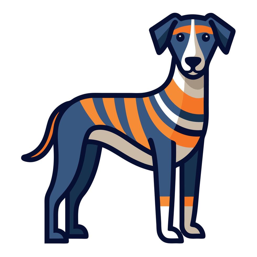 Dunker dog laughs kawaii vector