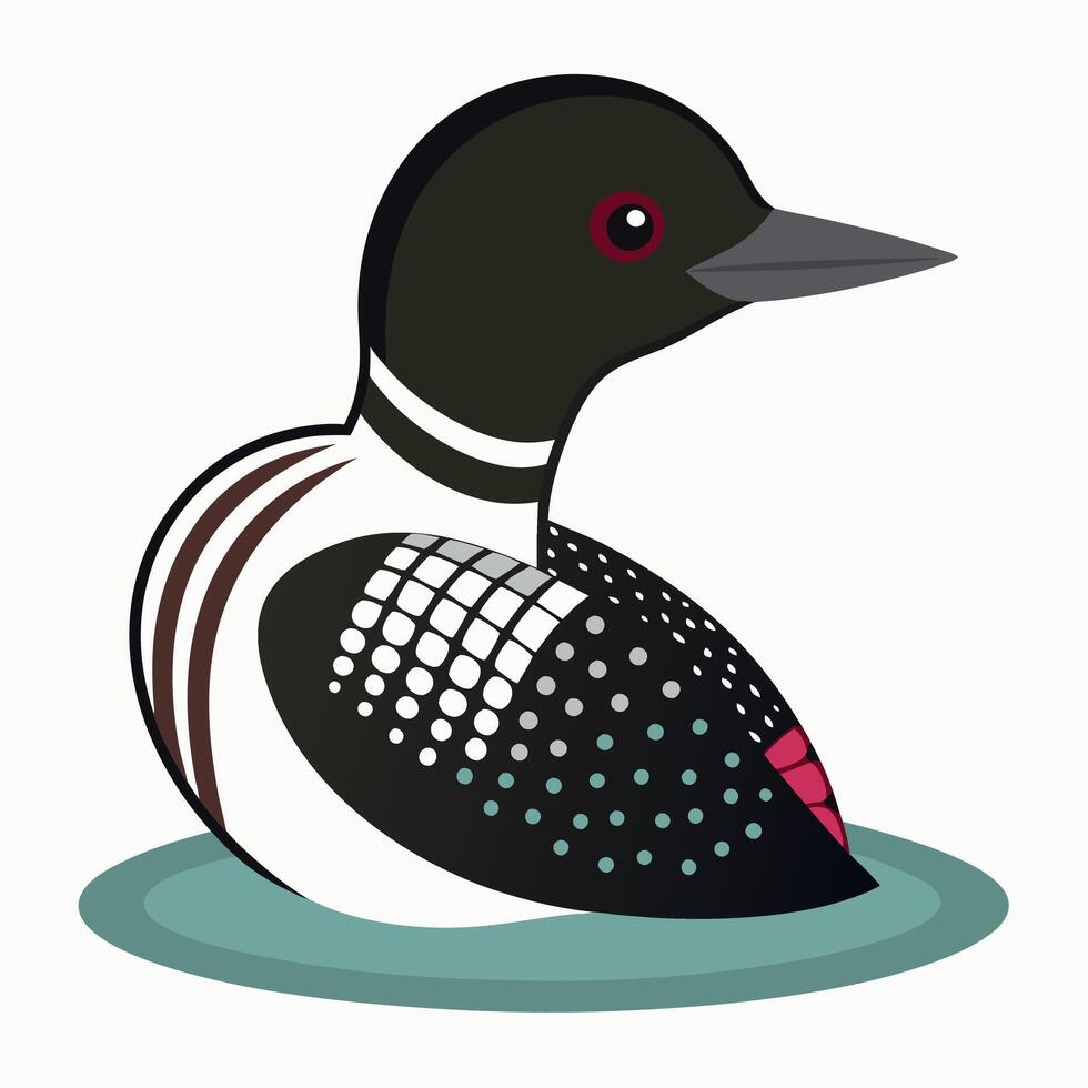 Elegant Tern bird goes kawaii vector