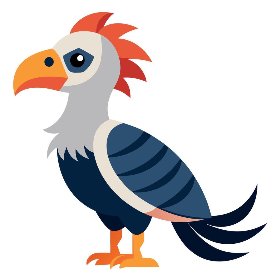 Eurasian Jay bird reading kawaii vector