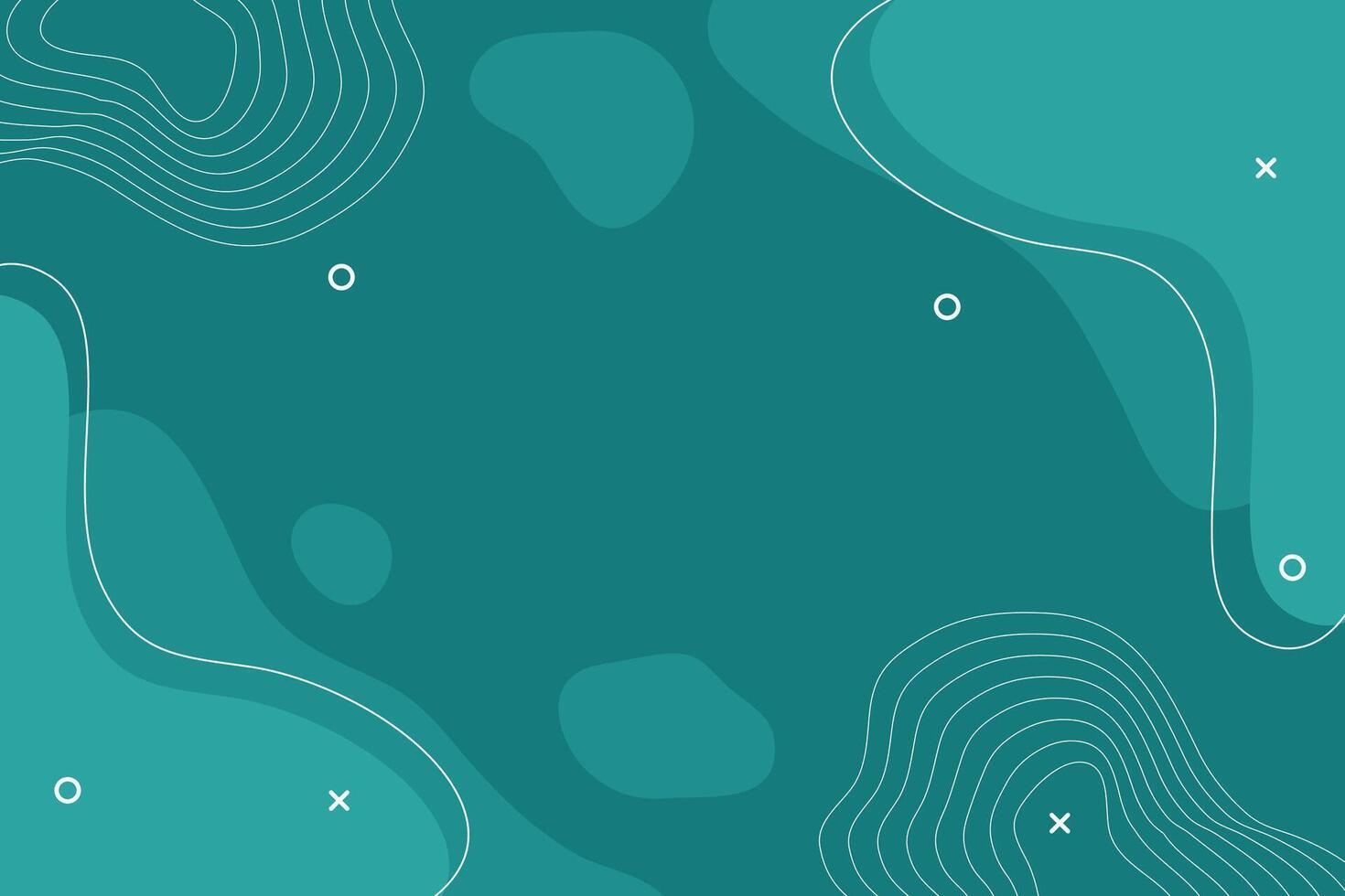 Abstract Background with Retro Memphis and Green Pastel Color. vector
