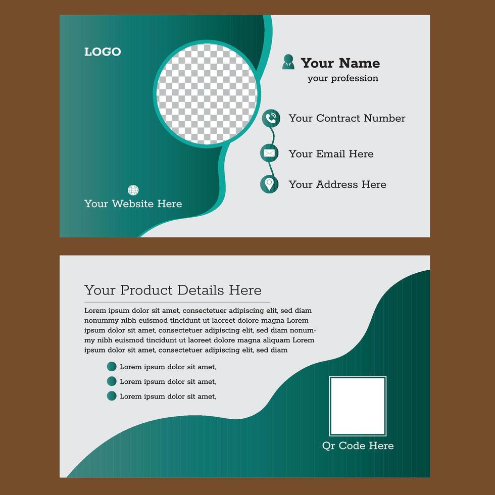 Modern Business Card Design vector