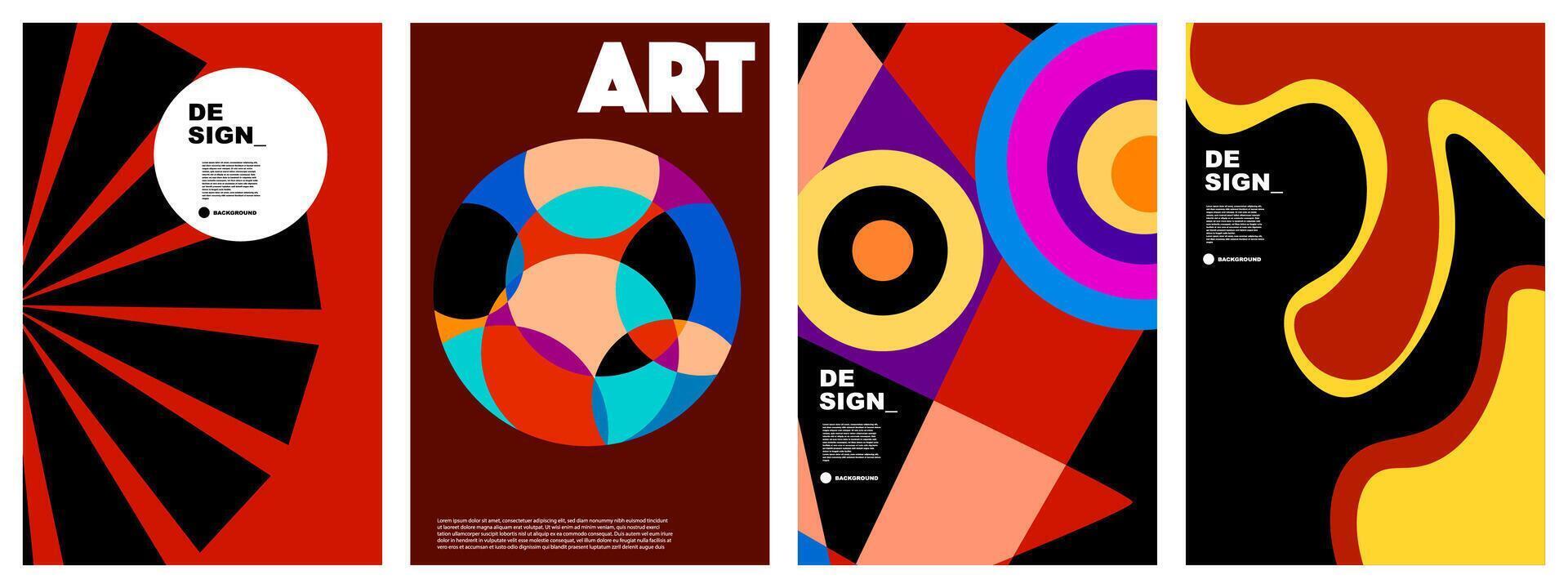 abstract colorful background for design, background, banner, poster, etc vector