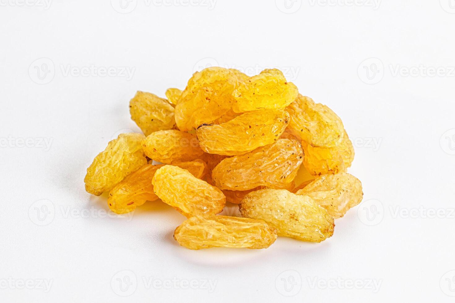 Yellow raisin - dry grape berries photo
