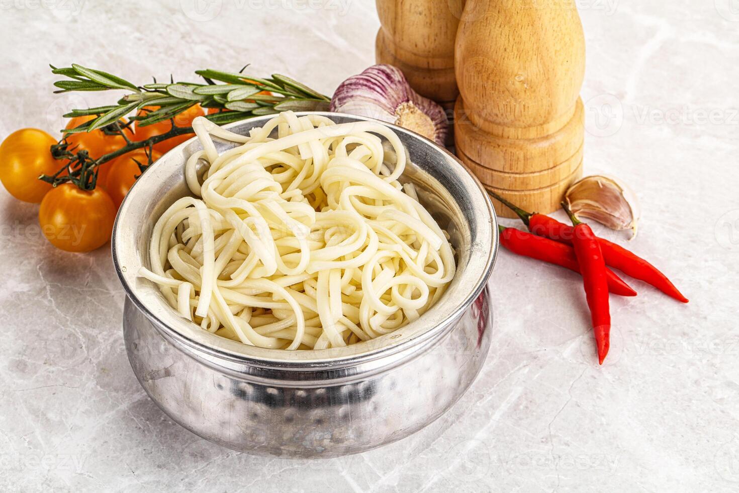 Traditiona Asian cuisine - Udon noodle photo