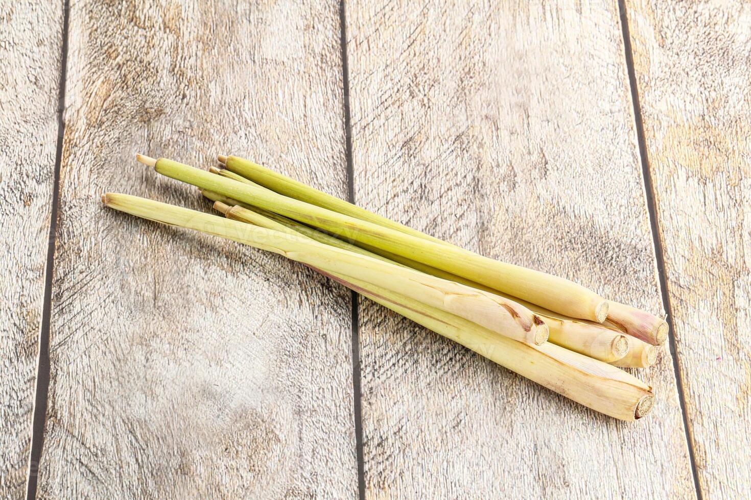 Green lemongrass stem aroma seasoning photo