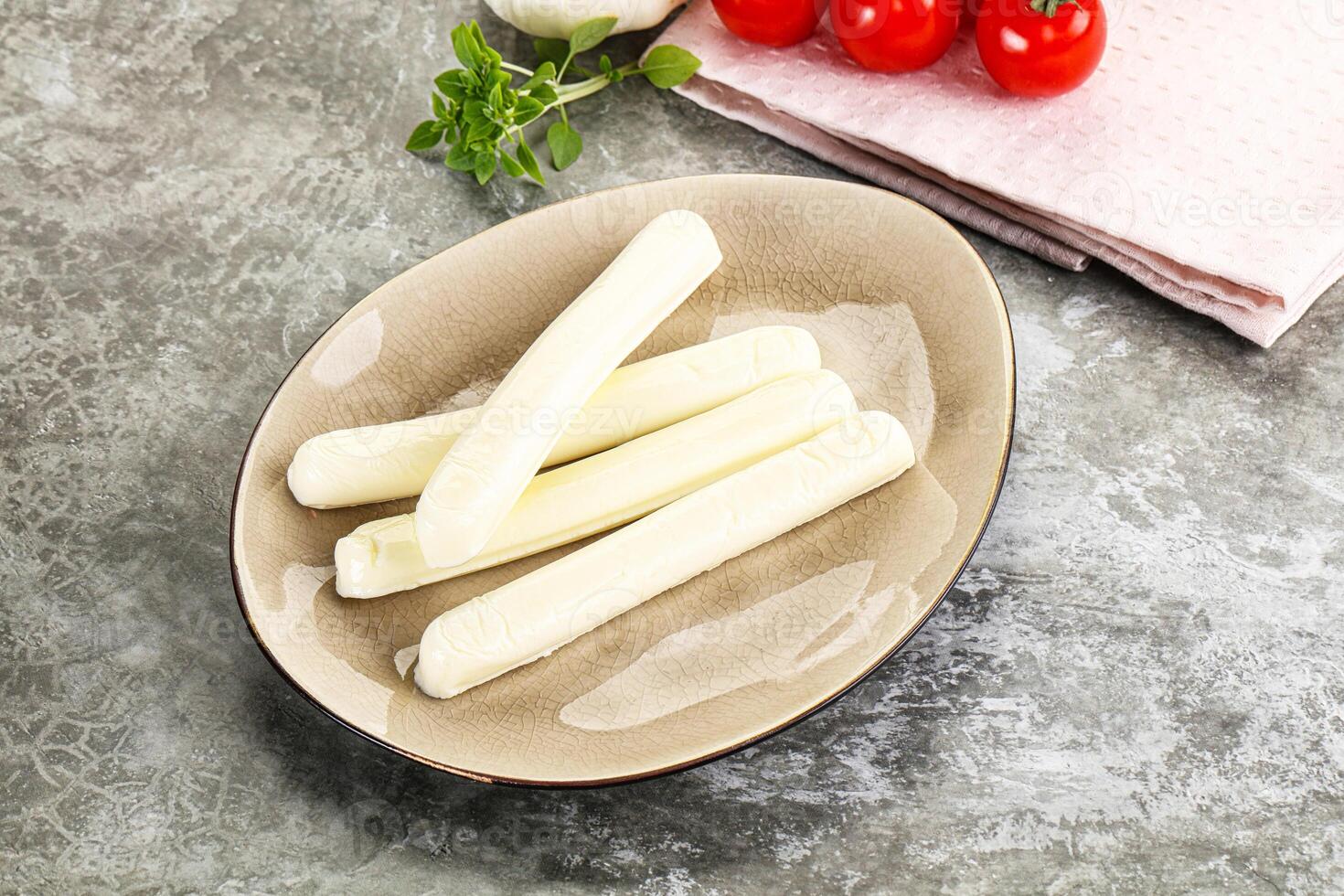 Mozzarella cheese stick heap snack photo