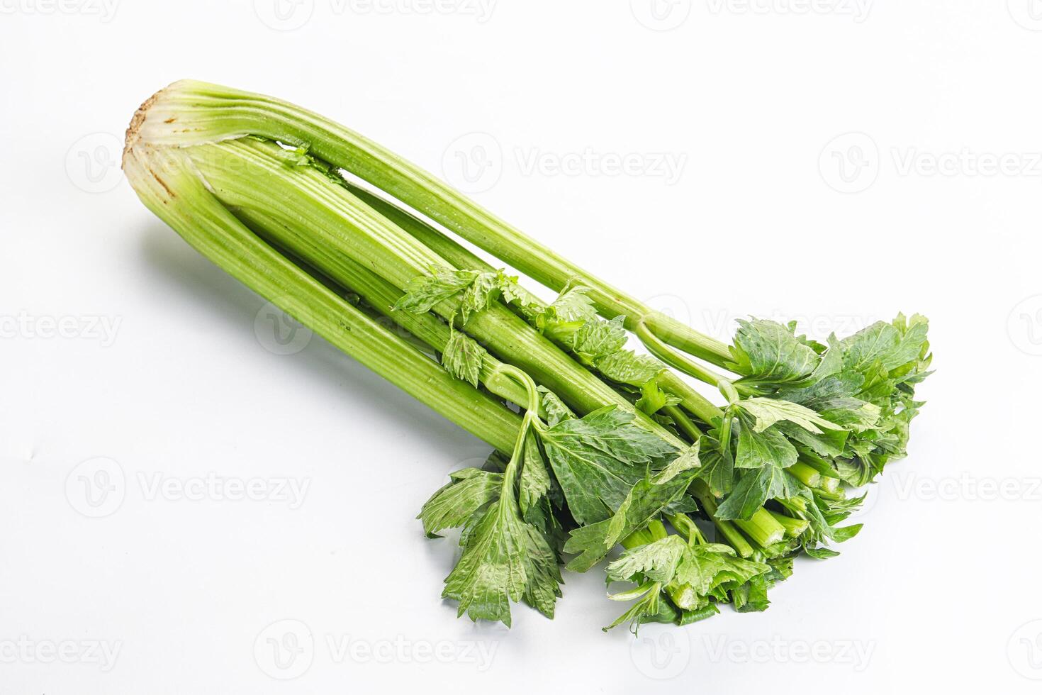 Vegan cuisine - celery stems with leaf photo