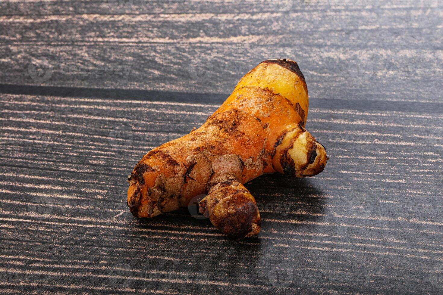 Fresh curcuma root for cooking photo