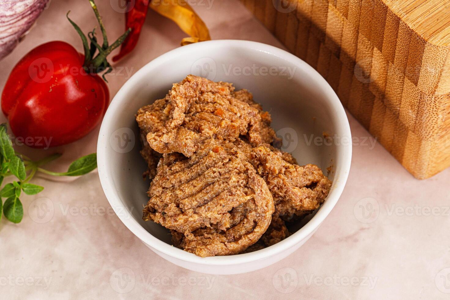 Liver Pate spread in the bowl photo