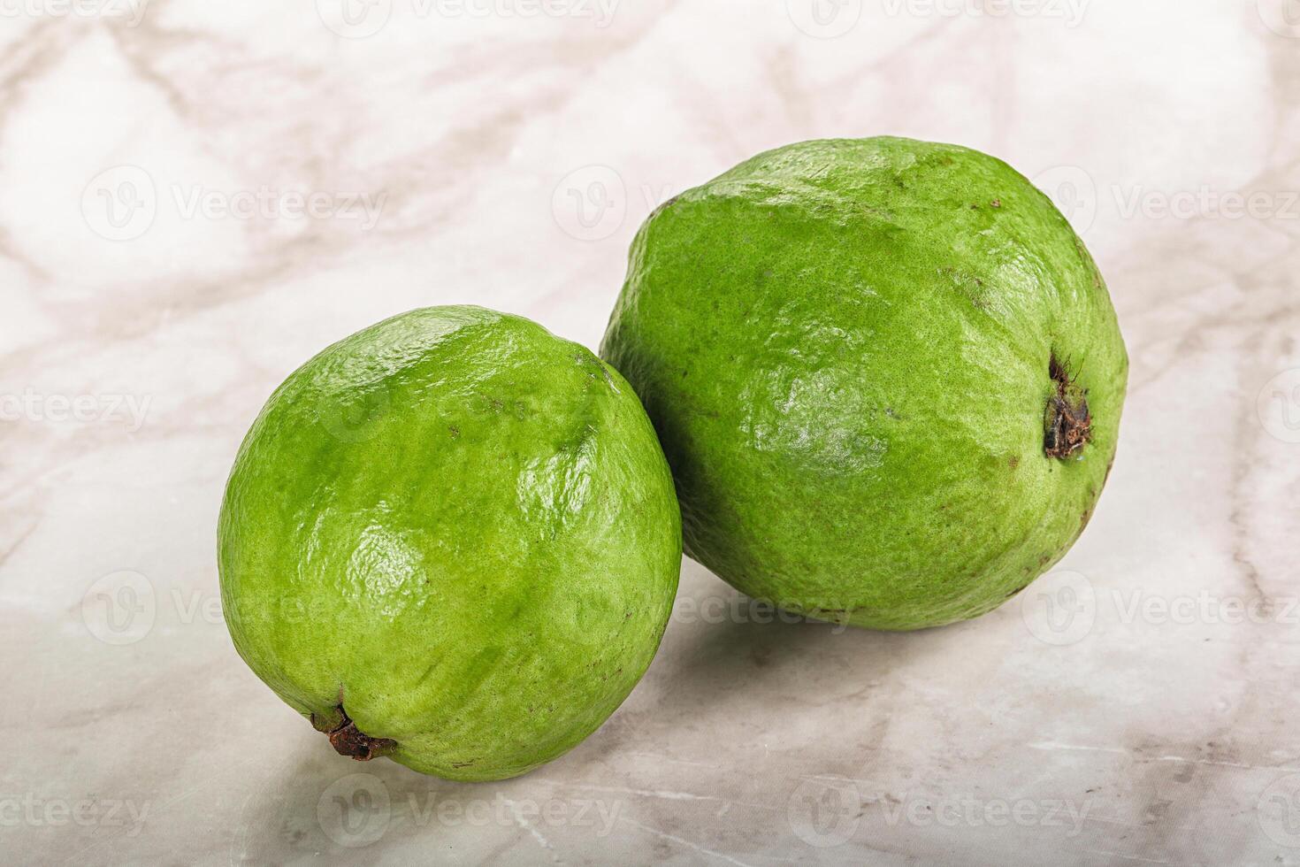 Fresh ripe green Guava fruit photo