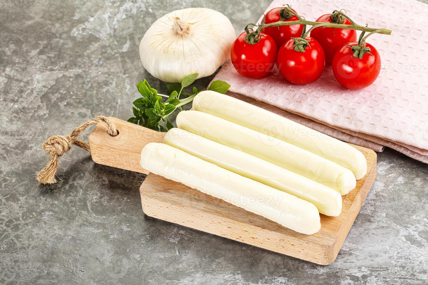 Mozzarella cheese stick heap snack photo