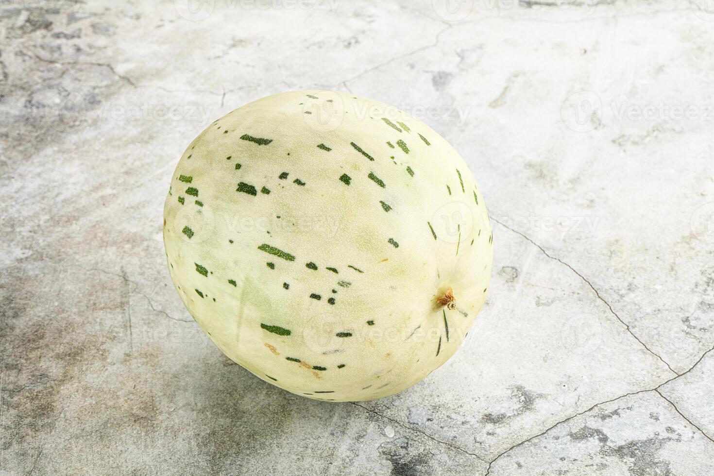 Ripe sweet juicy Dalmatin melon photo