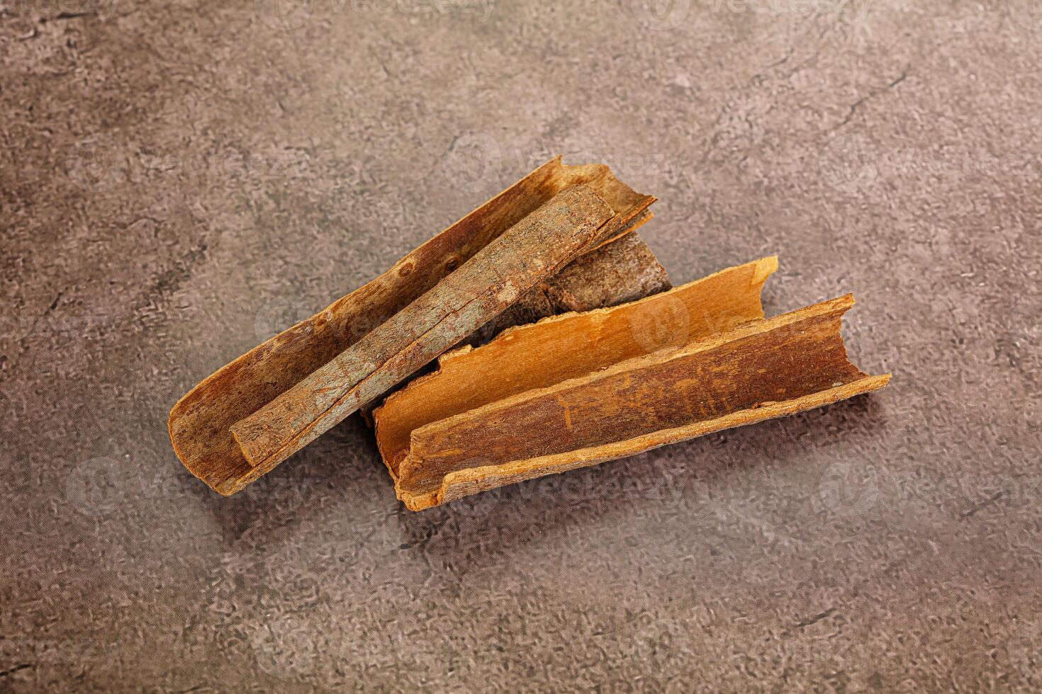 Natural wild organic cinnamon aroma photo