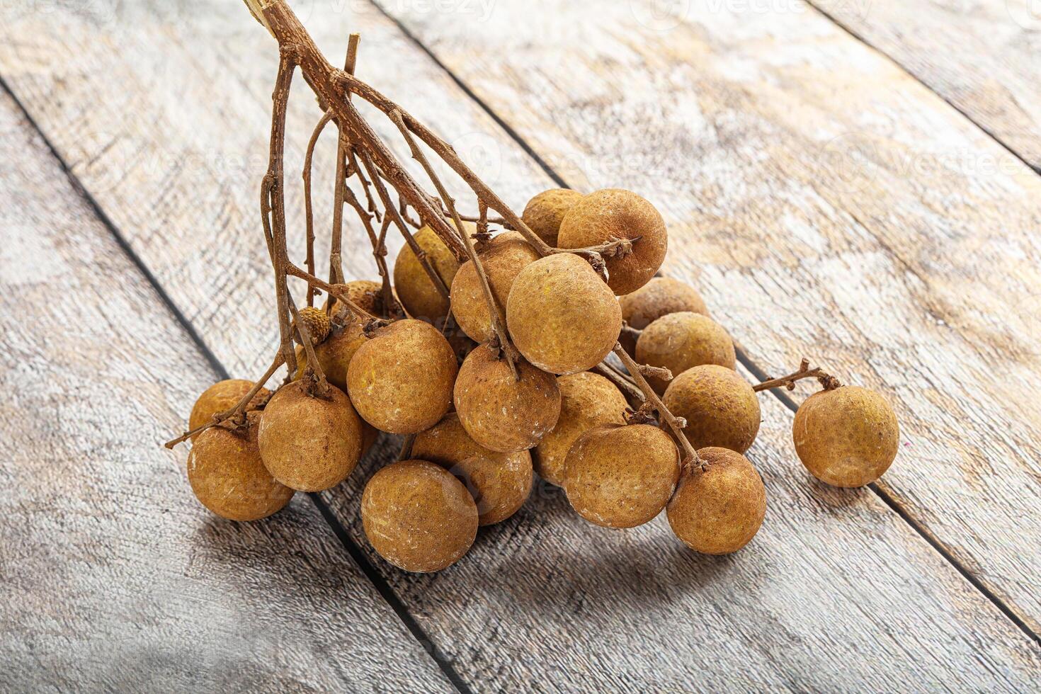 Ripe sweet tropical Longan fruit photo
