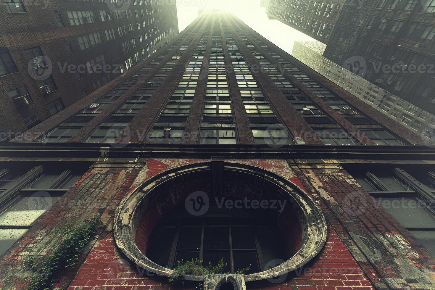 An Urban Vertical Perspective Featuring a Stunning Historic Building in a Bustling City photo