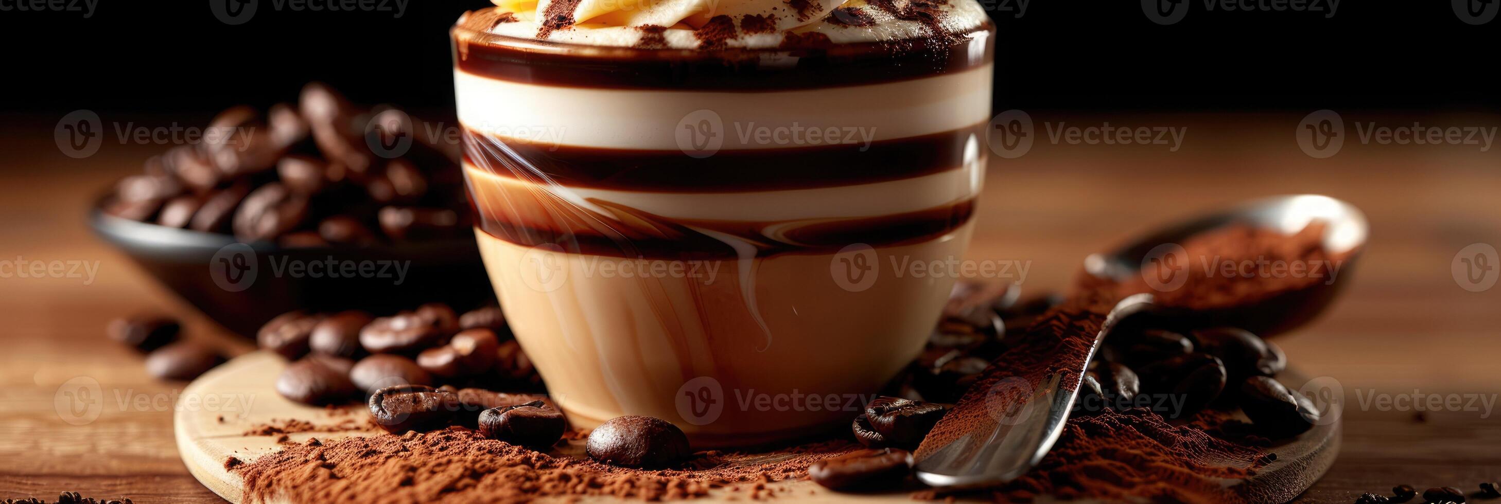Indulge in this Delicious Chocolate Layered Coffee Treat that delights the senses photo