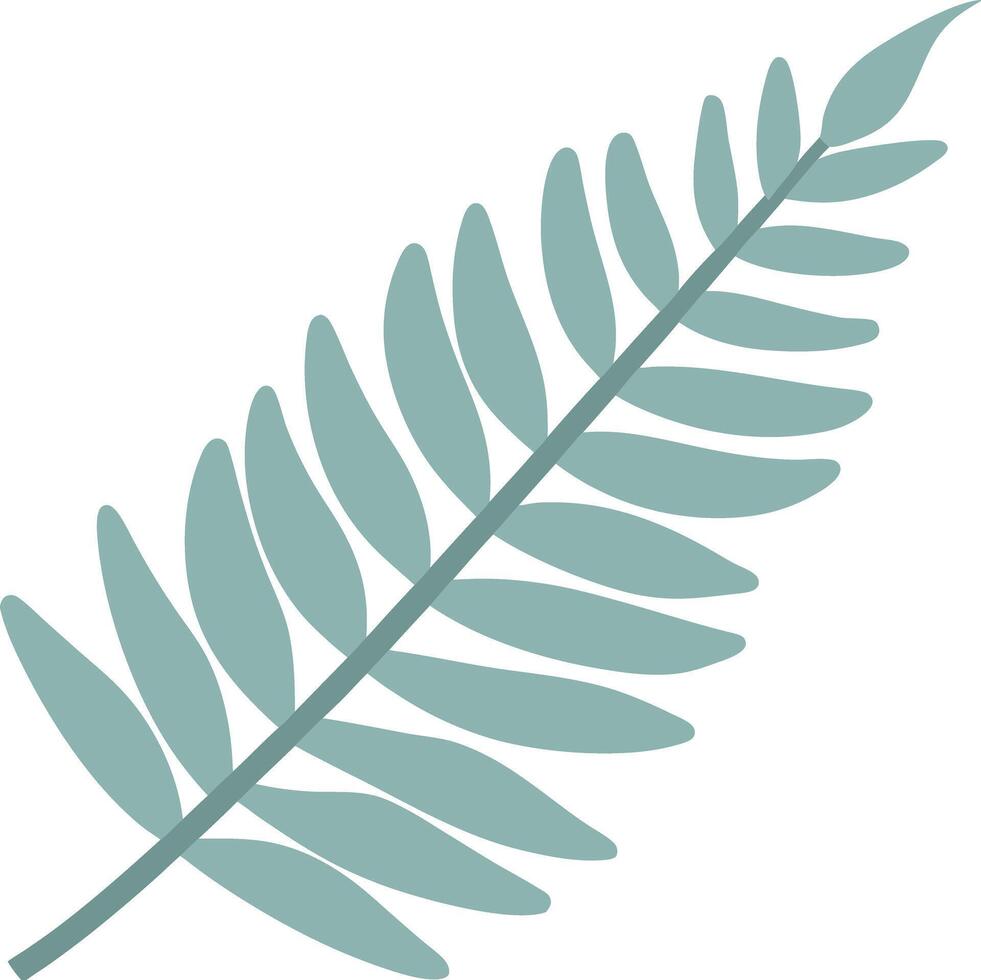 Tropical Jungle Fern Illustration vector