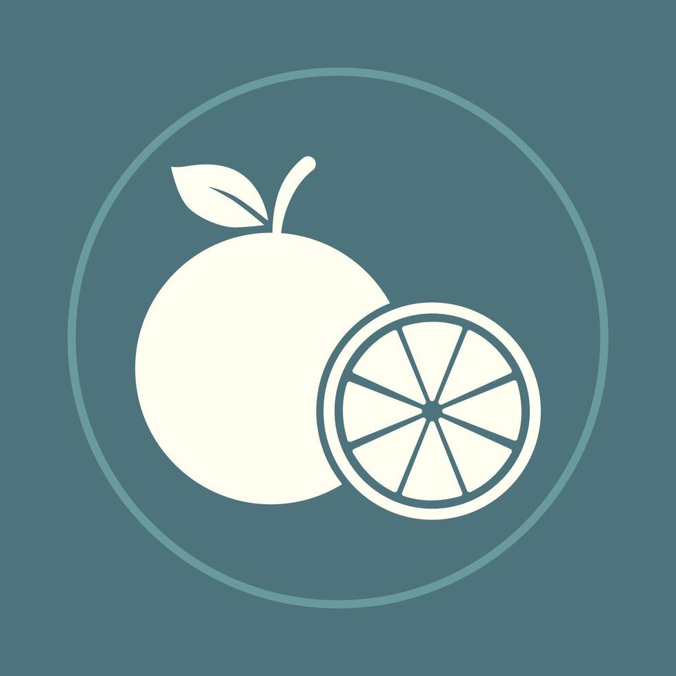 Lemon trendy icon expert abstract beautiful illustration colorful artwork design vector