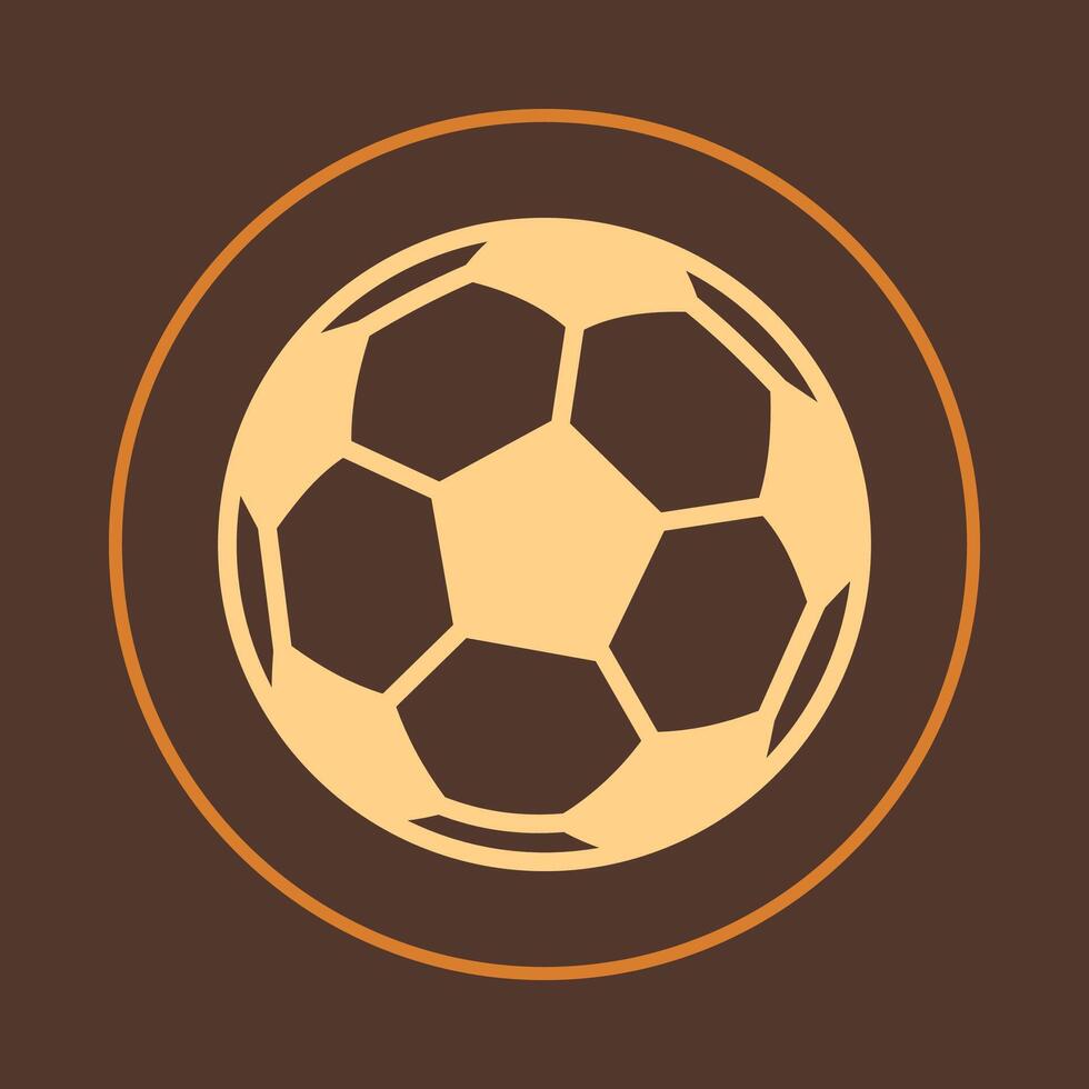 Soccer ball trendy icon ready abstract prepared illustration colorful artwork design vector