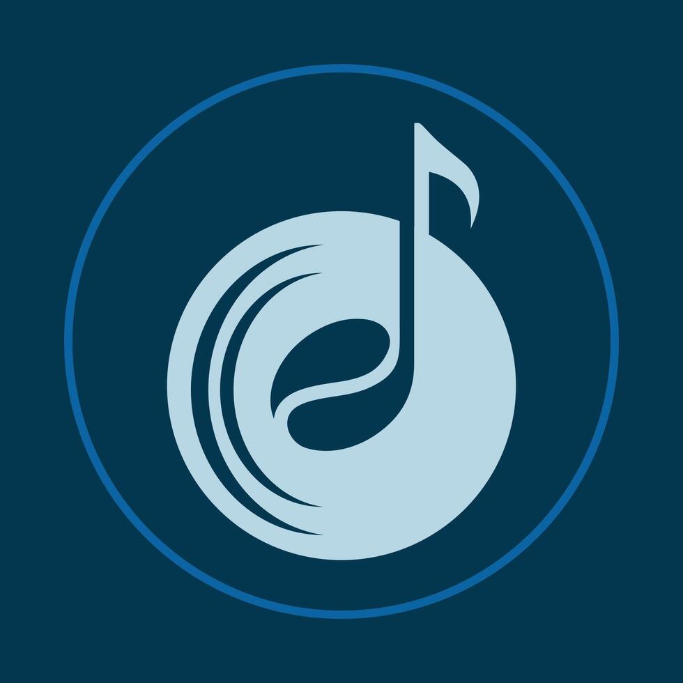Coffee music trendy icon crafty abstract illustration qualified artwork beautiful design vector