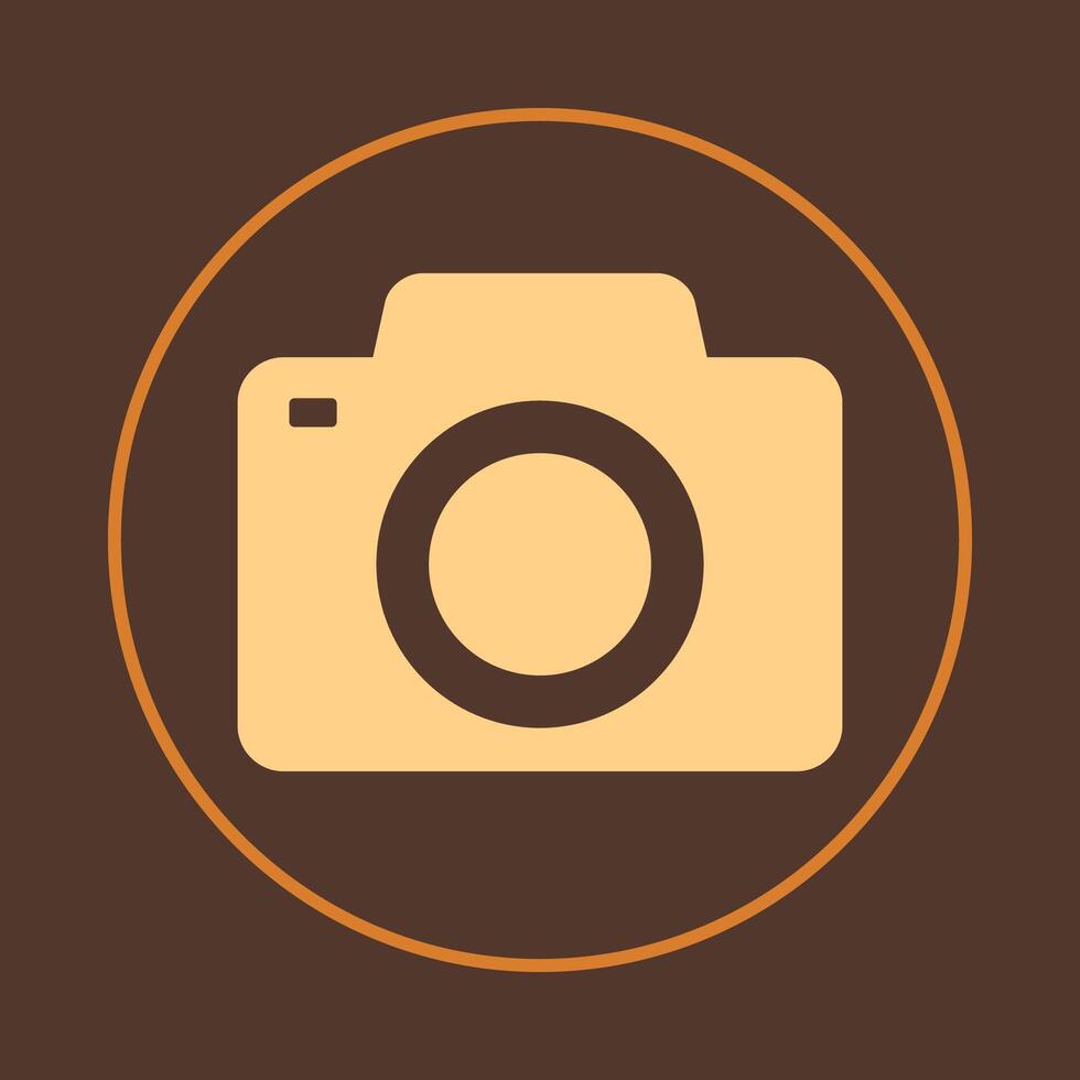 Camera trendy icon ready abstract prepared illustration colorful artwork design vector