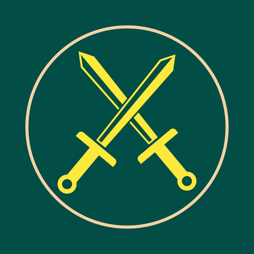 Sword trendy icon able abstract beautiful illustration colorful artwork design vector