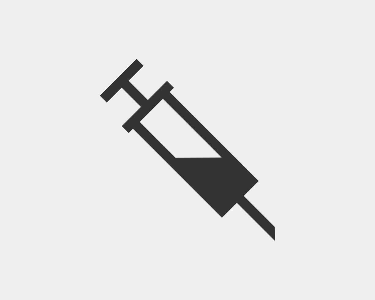 Medical icons . Syringe icon medicine drug. vector