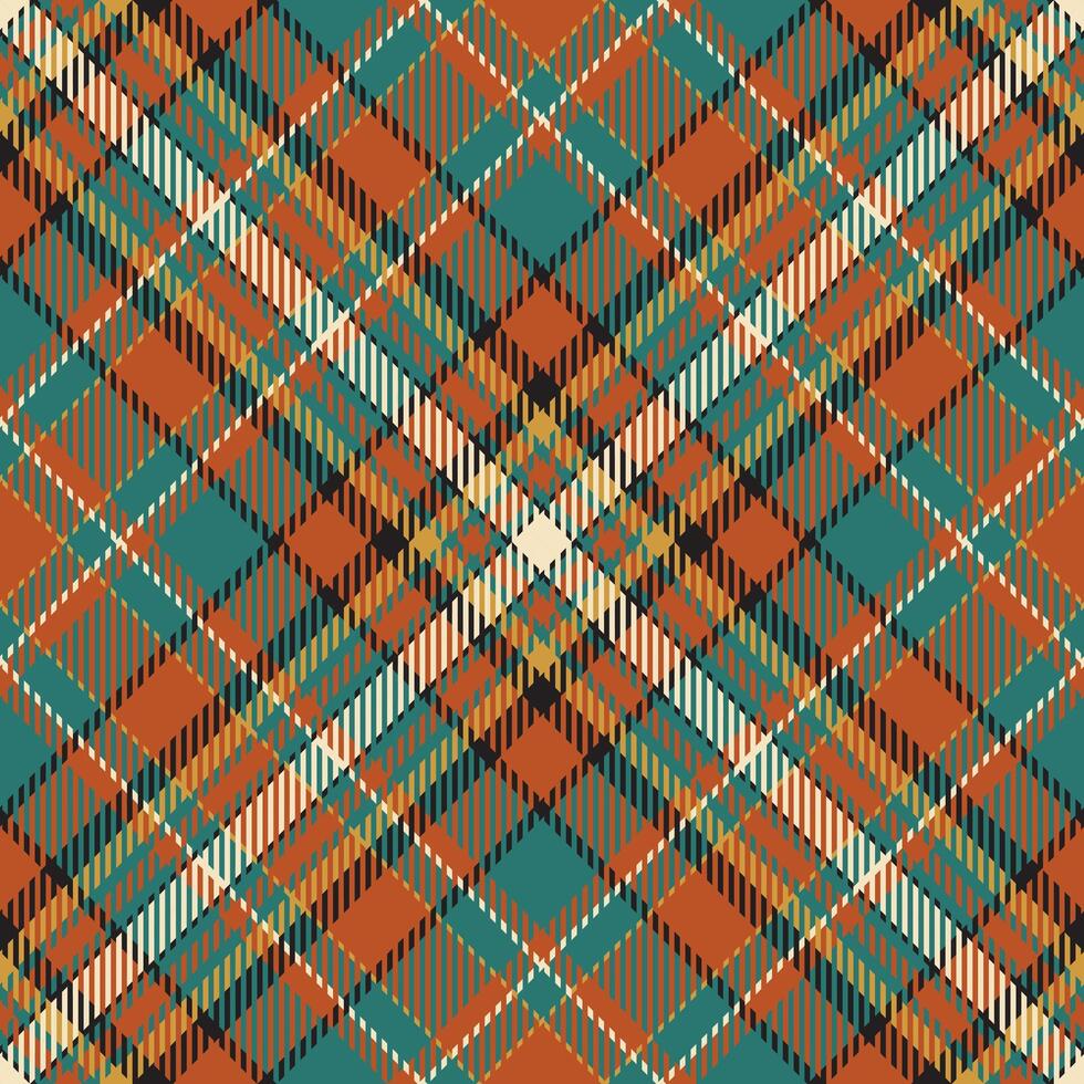 Tartan scotland seamless plaid pattern . Retro background fabric. Vintage check color square geometric texture. vector