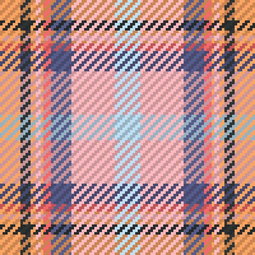 Seamless pattern of scottish tartan plaid. Repeatable background with check fabric texture. backdrop striped textile print. vector