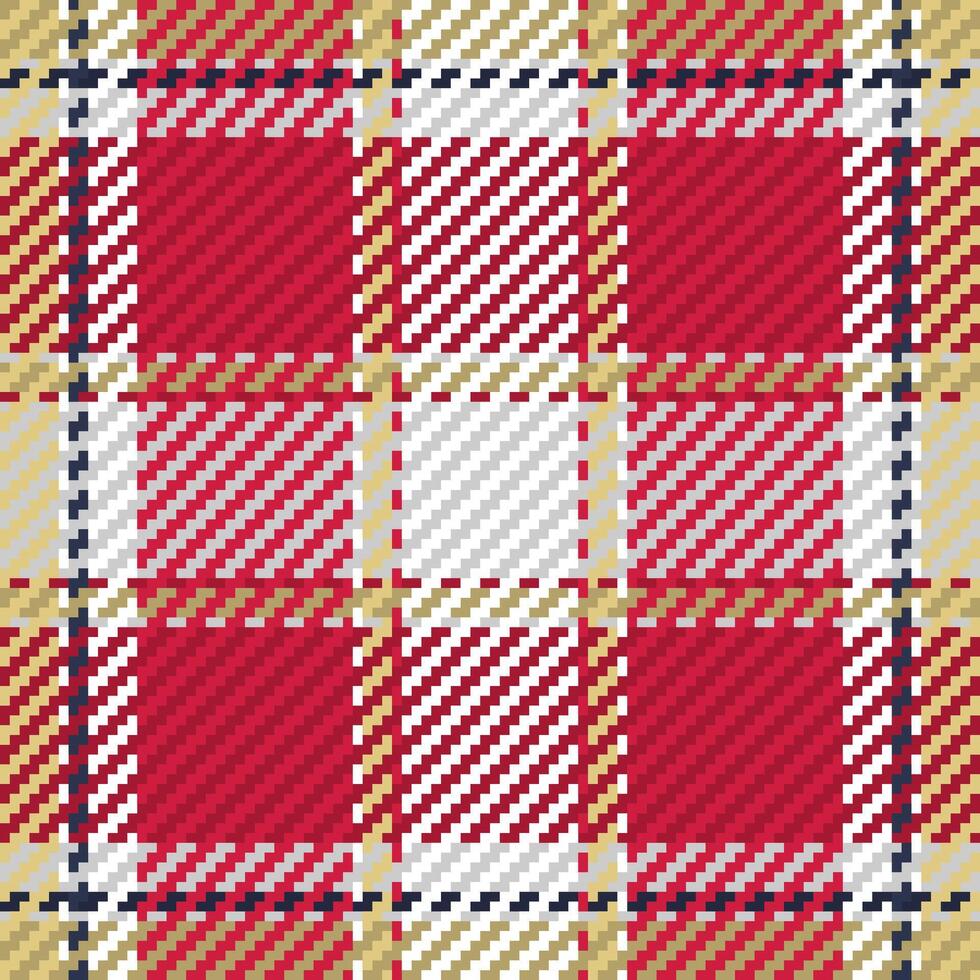 Seamless pattern of scottish tartan plaid. Repeatable background with check fabric texture. backdrop striped textile print. vector