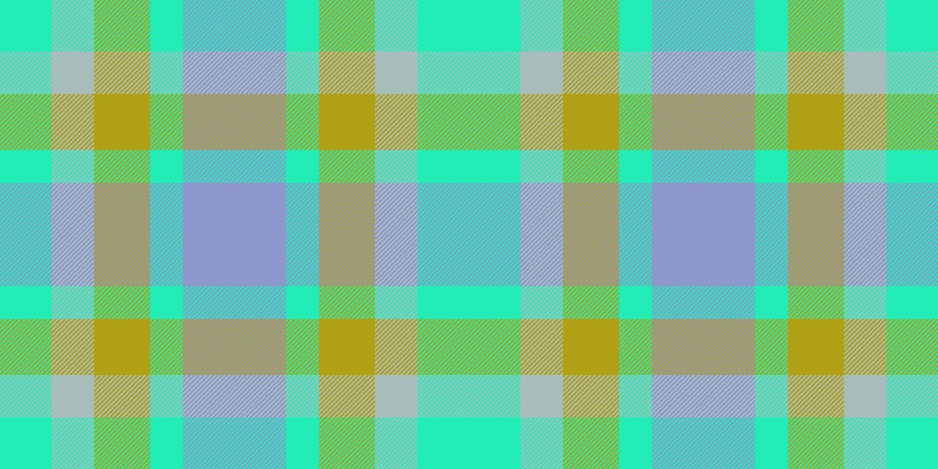 Horizon textile seamless plaid, silk pattern background texture. Hanukkah check fabric tartan in teal and yellow colors. vector