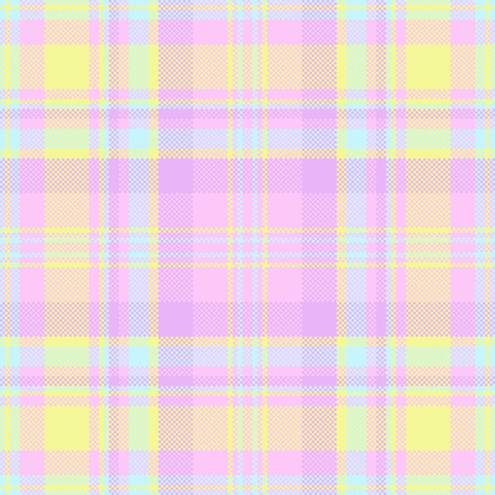 Warm fabric pattern plaid, hunter texture check seamless. Anniversary tartan textile background in light and lime colors. vector